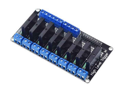 8 Channel 2A SSR Solid State Relay Module5V - High12V - High24V - HighView image 1