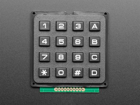 4x4 Matrix Keypad - 16 Keys