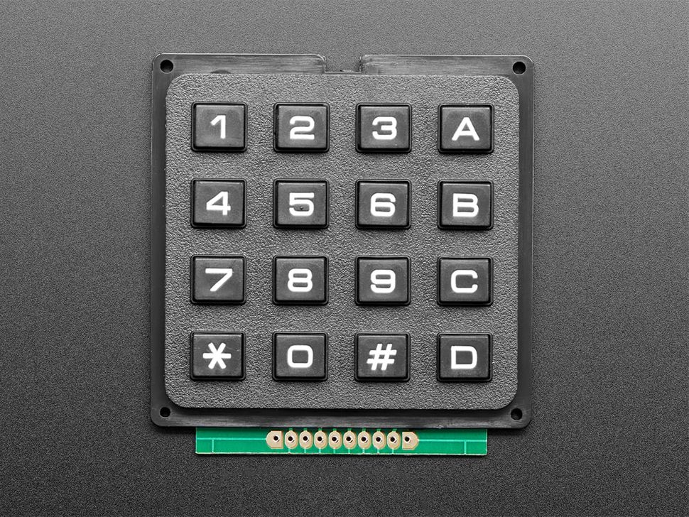 4x4 Matrix Keypad 16 Keys