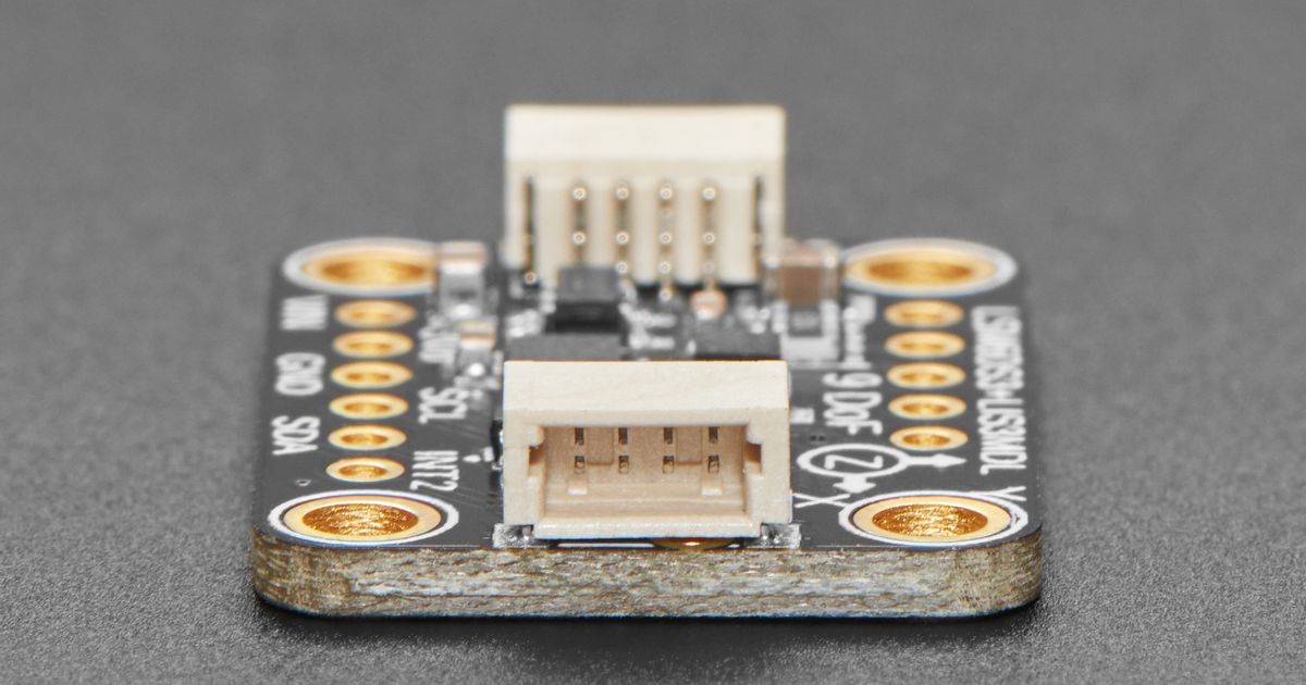 Adafruit LSM6DS3TR-C + LIS3MDL Precision 9-DoF IMU Breakout | Thingbits ...