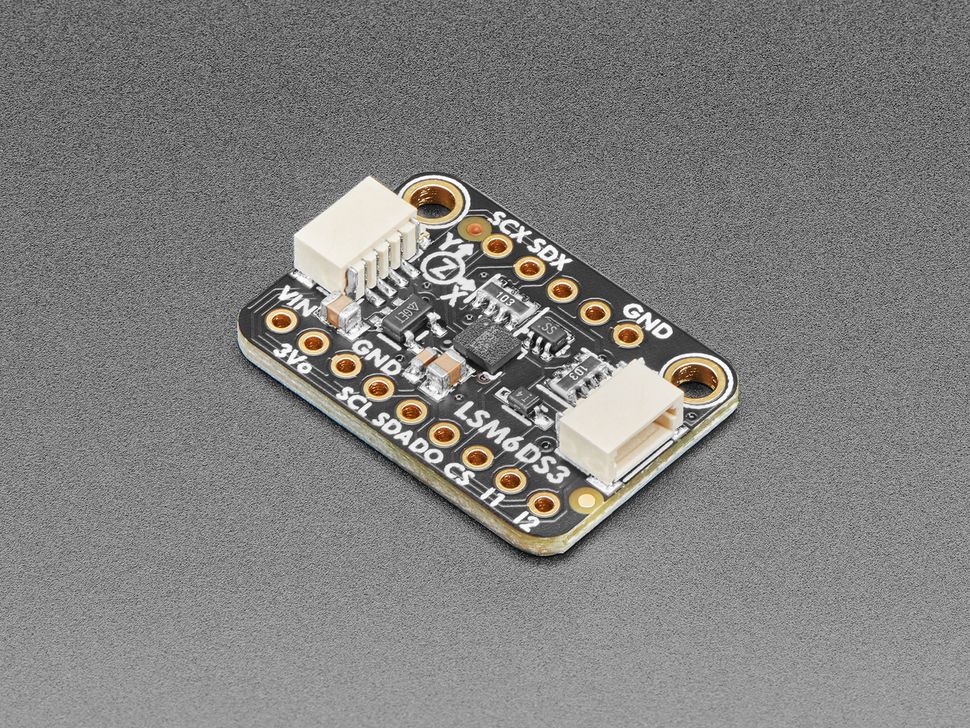Image for Adafruit LSM6DS3TR-C 6-DoF Accelerometer Gyro IMU - STEMMA QT/Qwiic
