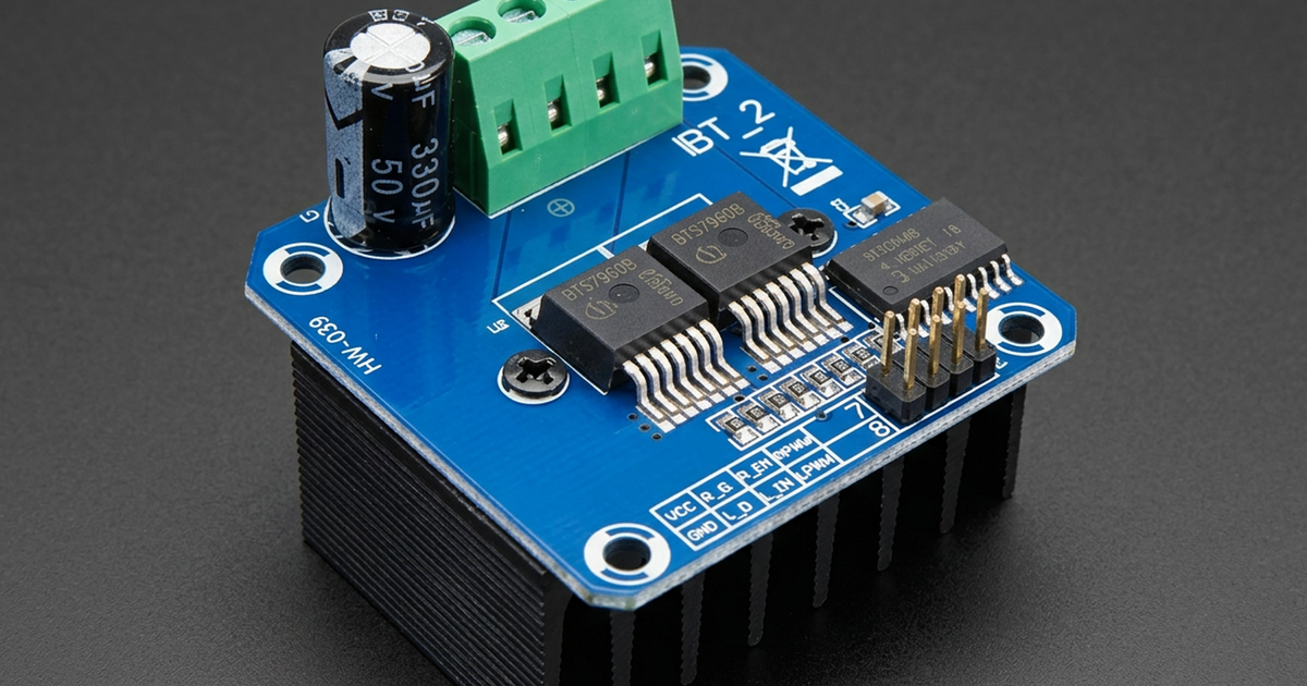 BTS7960 43A H-Bridge Motor Driver | Thingbits Electronics