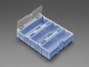 Small Modular Snap Boxes for Components - Blue