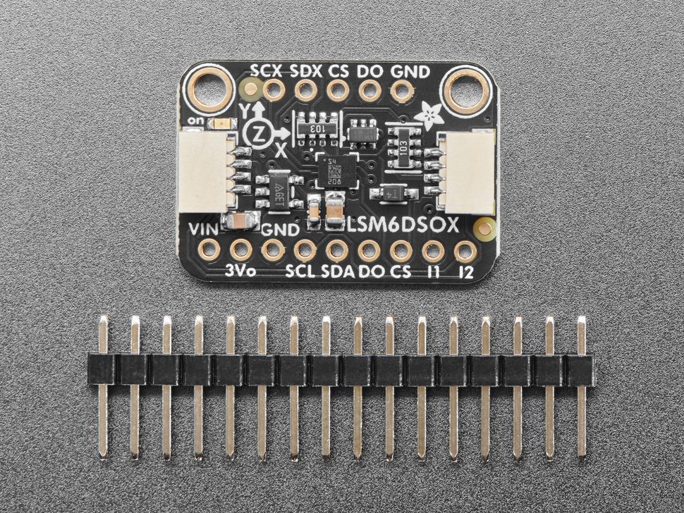Image for Adafruit LSM6DSOX 6-DoF Accelerometer Gyro Sensor - STEMMA QT/Qwiic