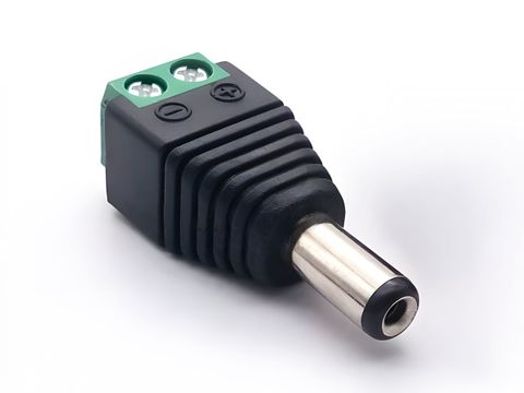 DC Power 2.1mm Male Plug / Female Jack with Terminal Block