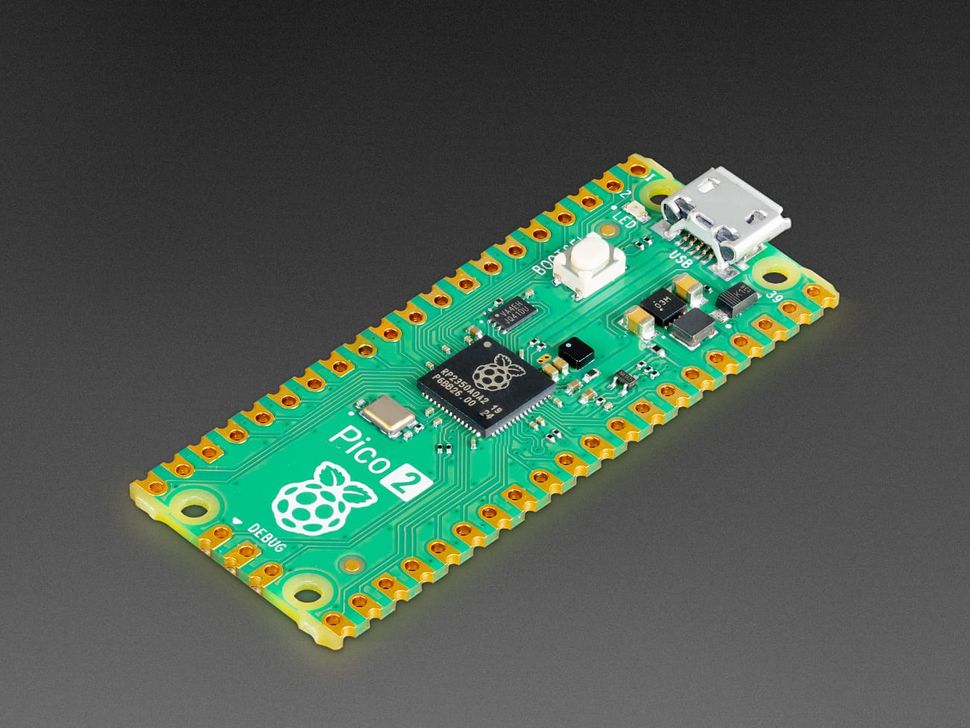 Raspberry Pi Pico 2 Top Angled