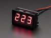 2-wire AC Voltmeter Red LED Display Panel