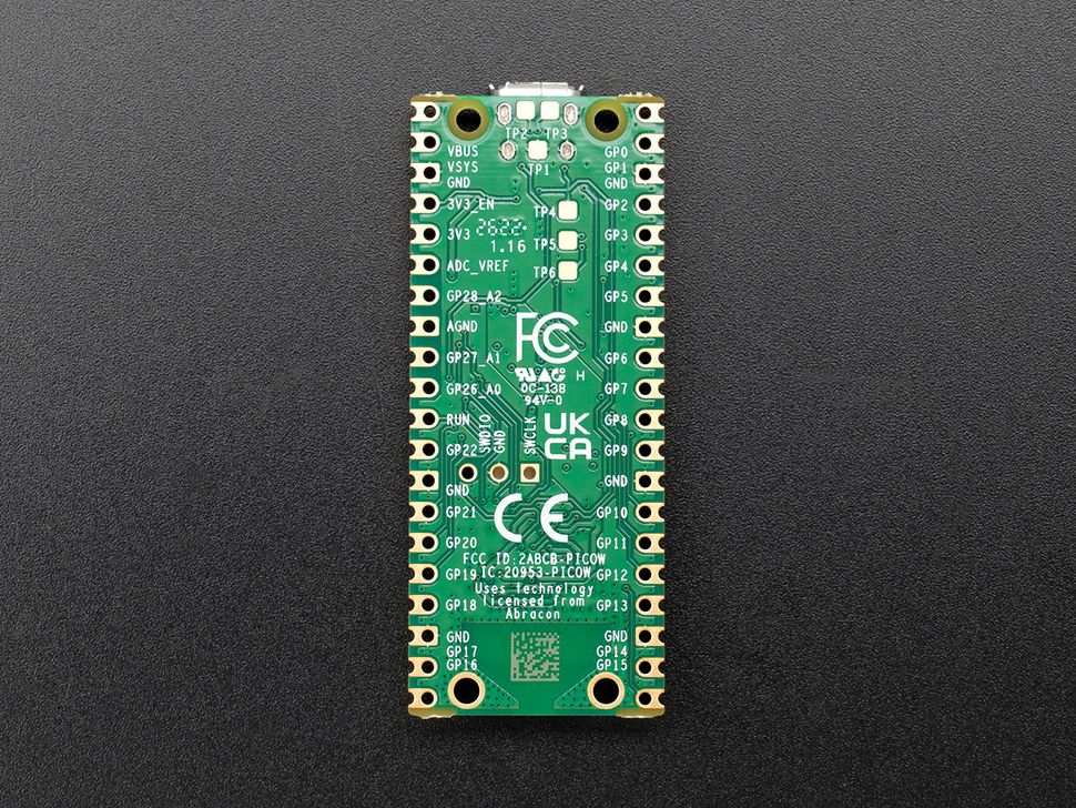 Raspberry Pi Pico W Back