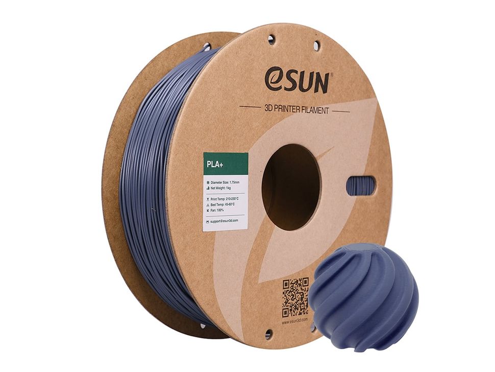 eSUN PLA+ 1.75mm 3D Printer Grey Filament