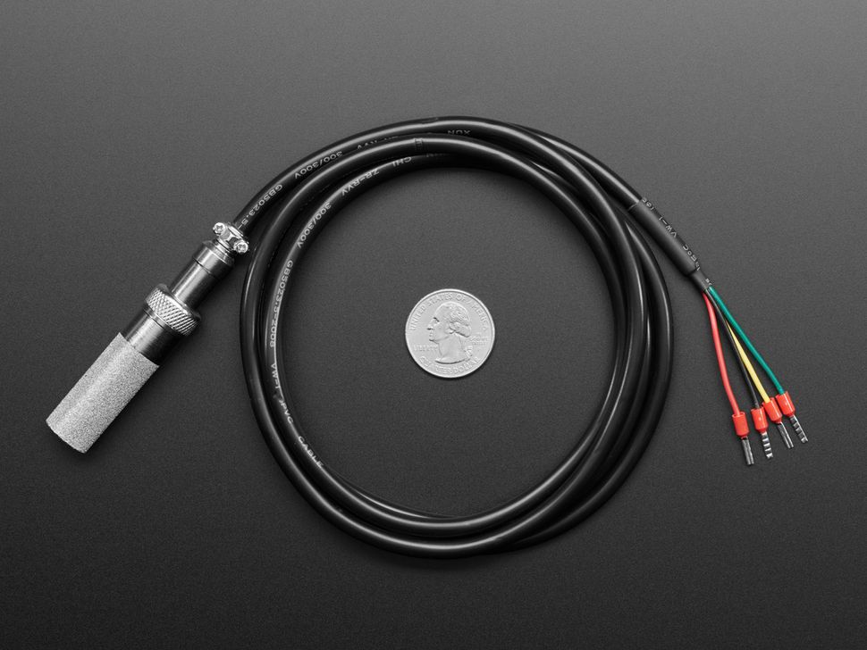Image for SHT-30 Mesh-Protected Weatherproof Temp Humidity Sensor - 1m Cable