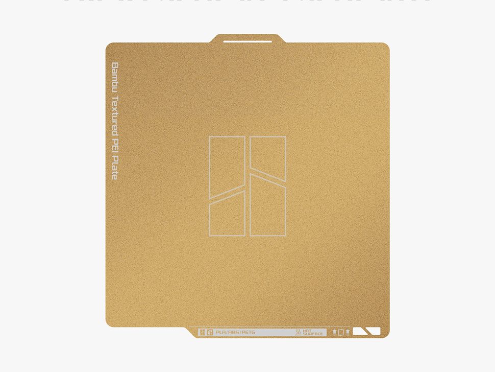 Bambu Lab Textured PEI Build Plate for X1, P1, A1
