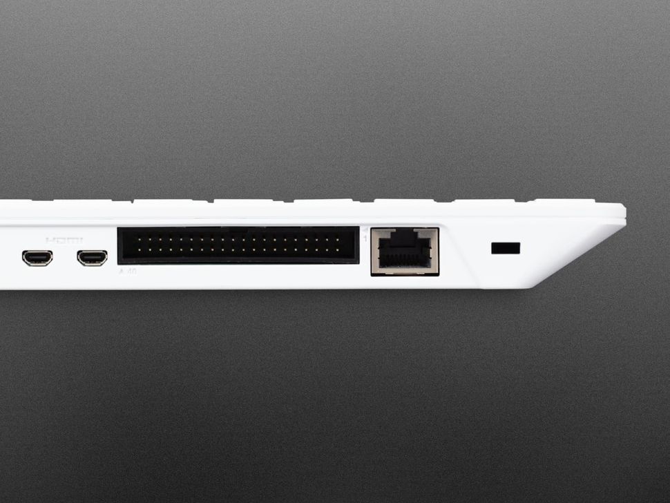 Raspberry Pi 500 Ports Right