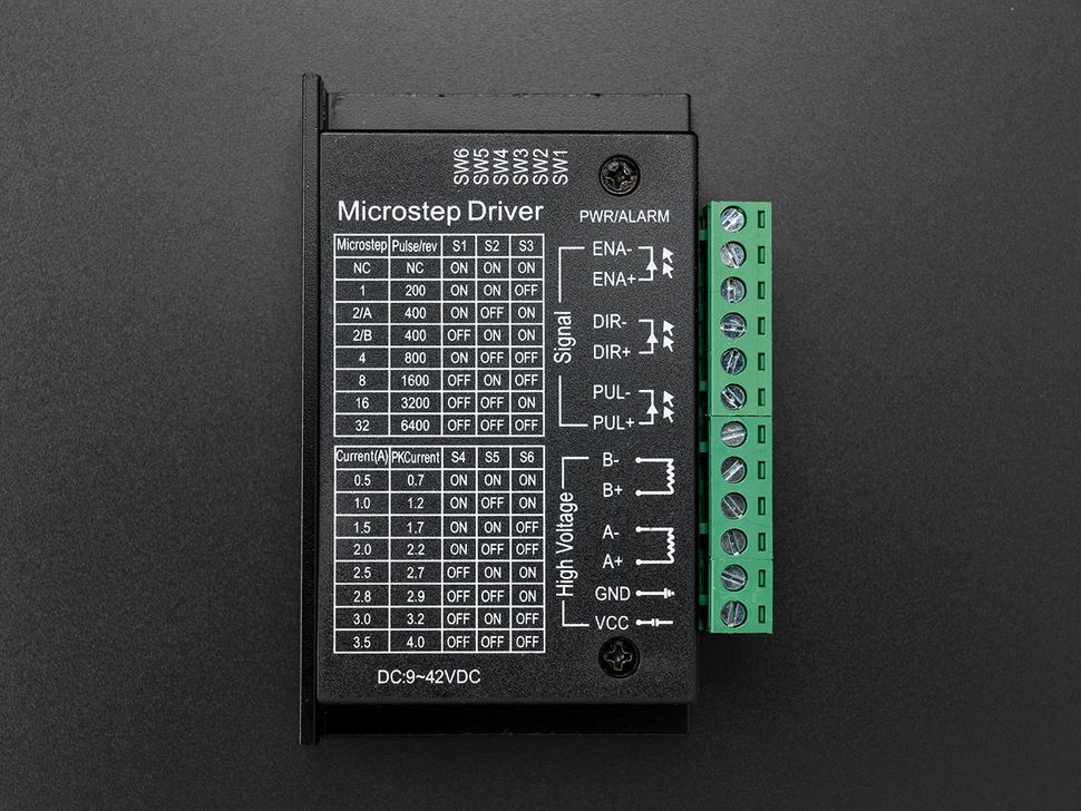 TB6600 Stepper Motor Driver Controller Top 2