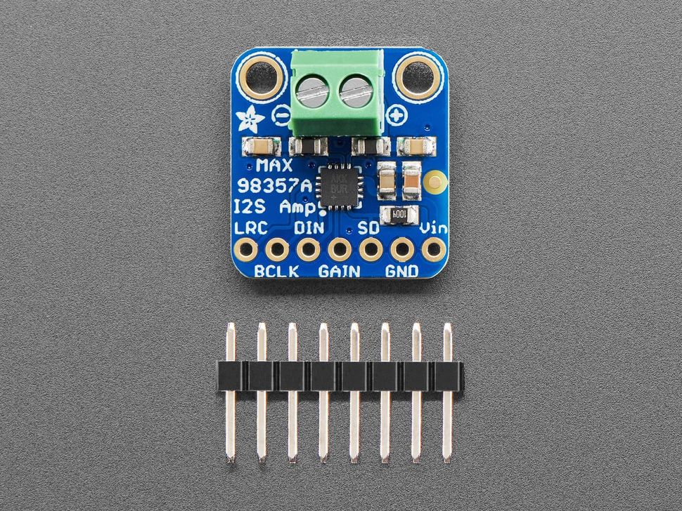 Image for Adafruit MAX98357A I2S 3W Class D Audio Amplifier Breakout