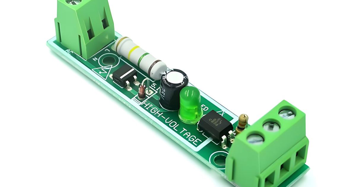 1 Channel 220V AC Voltage Detection Optocoupler Isolation Module for ...