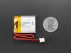 Lithium Ion Polymer Battery 3.7V 500mAh Size