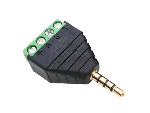 3.5mm 4-Pole Audio Plug / Jack Terminal Block