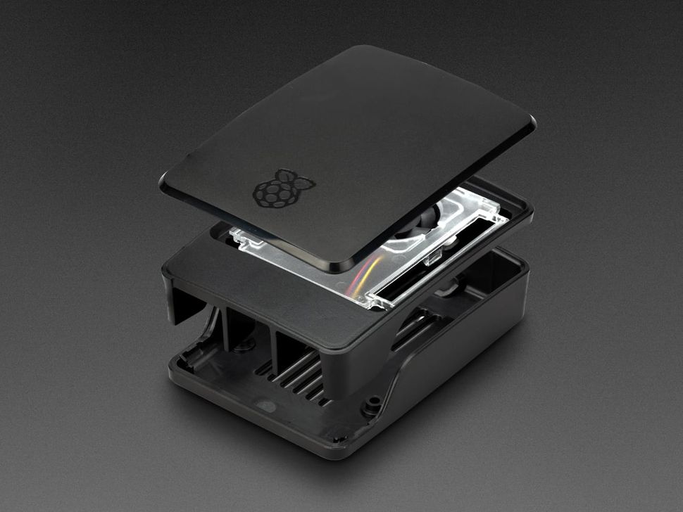 Raspberry Pi 5 Official Case with Fan Black