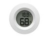White TPM-40 Temperature and Humidity Meter Round