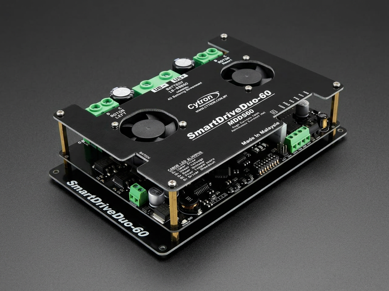 Cytron MDDS60 60A Dual Channel SmartDrive DC Motor Driver - 7V to