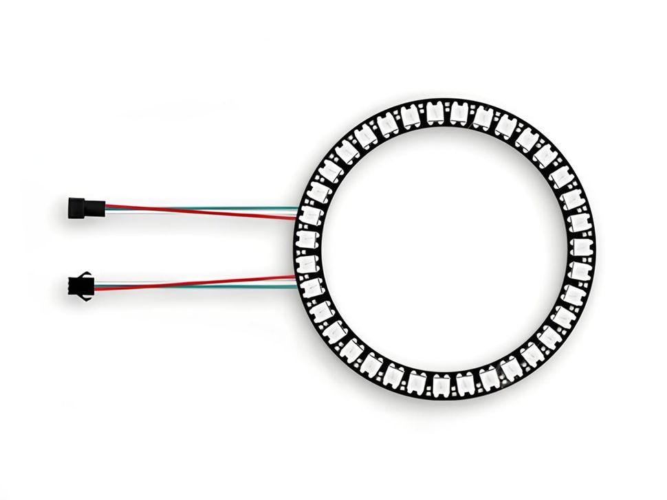 35 WS2812B 5050 RGB LED Ring with Wire