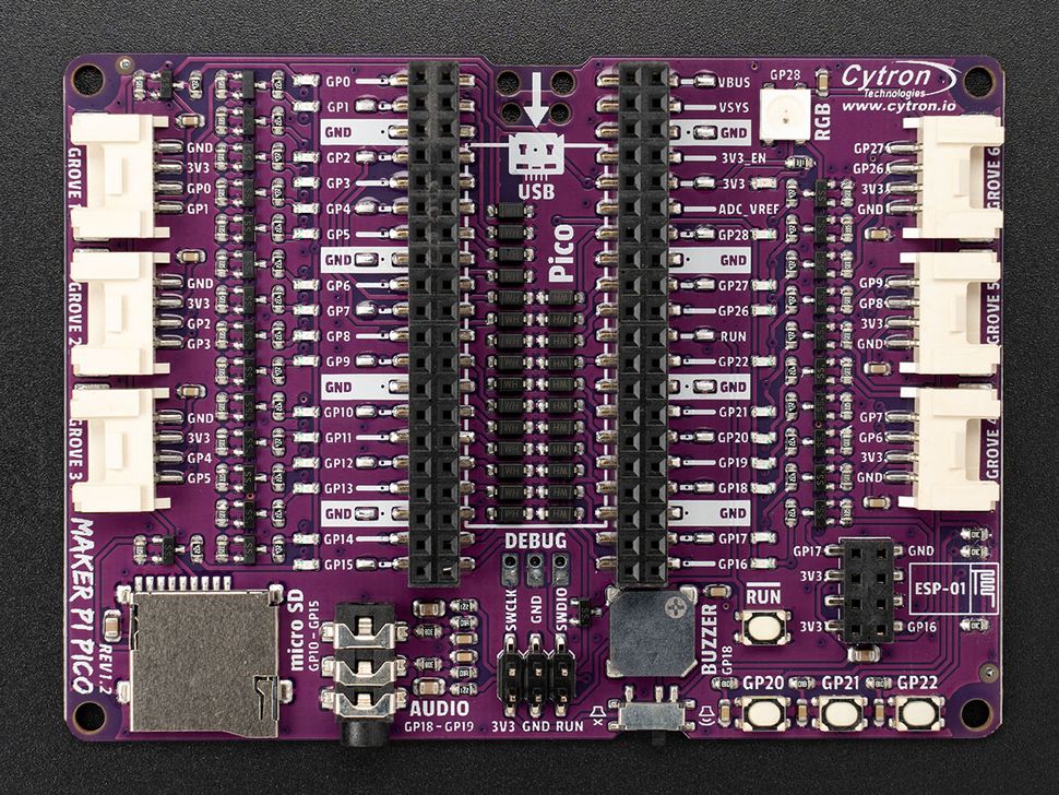 Maker Pi Pico Base For Raspberry Pi Pico