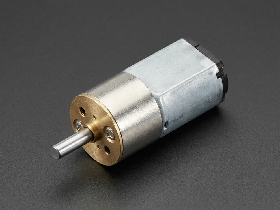 6V 680 RPM G16 DC Micro Metal Gear Motor - Enclosed Gearbox