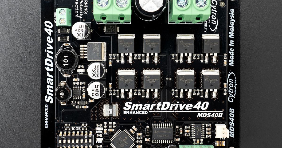 Cytron MDS40B 10-45V 40A SmartDrive DC Motor Driver | Thingbits Electronics