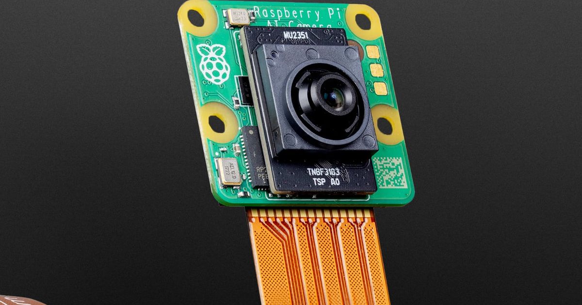 Raspberry Pi Ai Camera with 12.3 MP Sony IMX500 Vision Sensor ...
