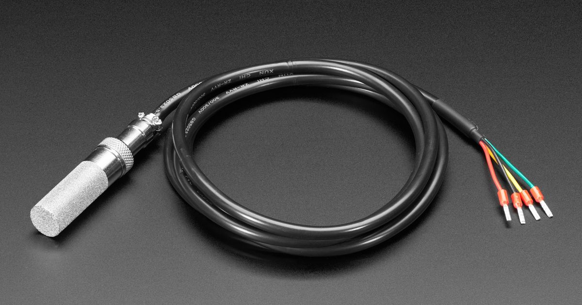 SHT-30 Mesh-Protected Weatherproof Temperature Humidity Sensor ...
