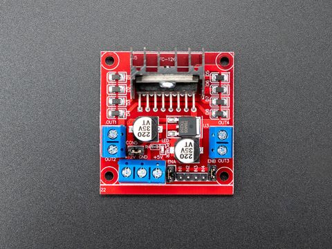 L298N Dual H Bridge DC & Stepper Motor Driver Module