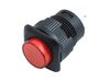 Red 16mm Square Panel Mount Latching Pushbutton no Light