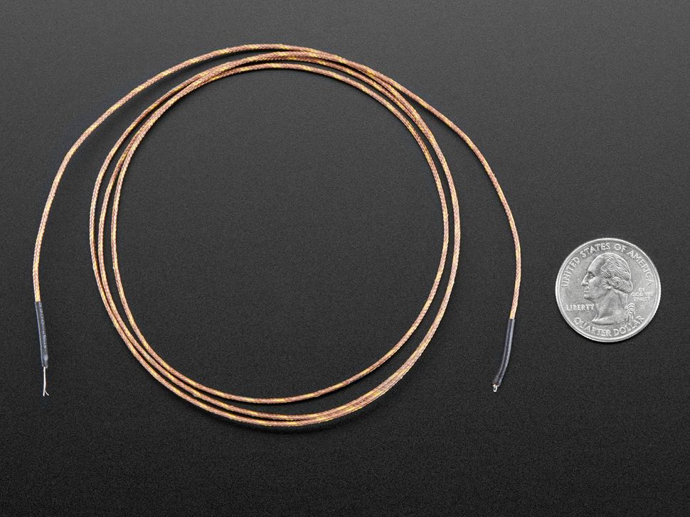 Image for Type-K Thermocouple - Glass Braid Insulated