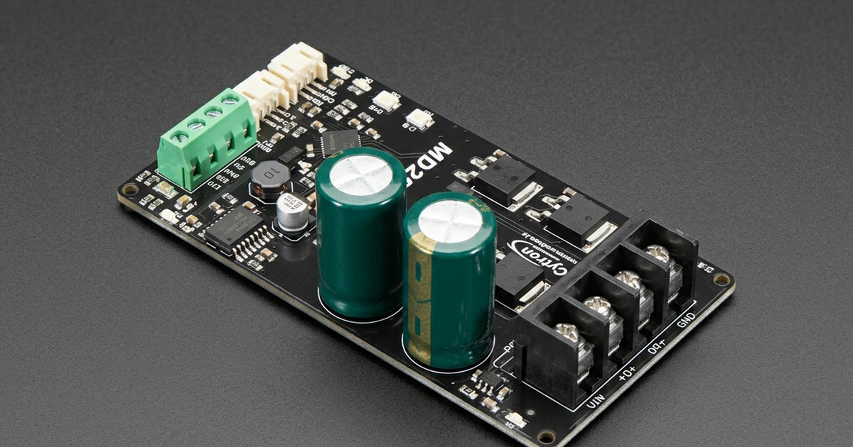 Cytron MD25HV High-Voltage DC Motor Driver 25A, 7V-58V | Thingbits ...