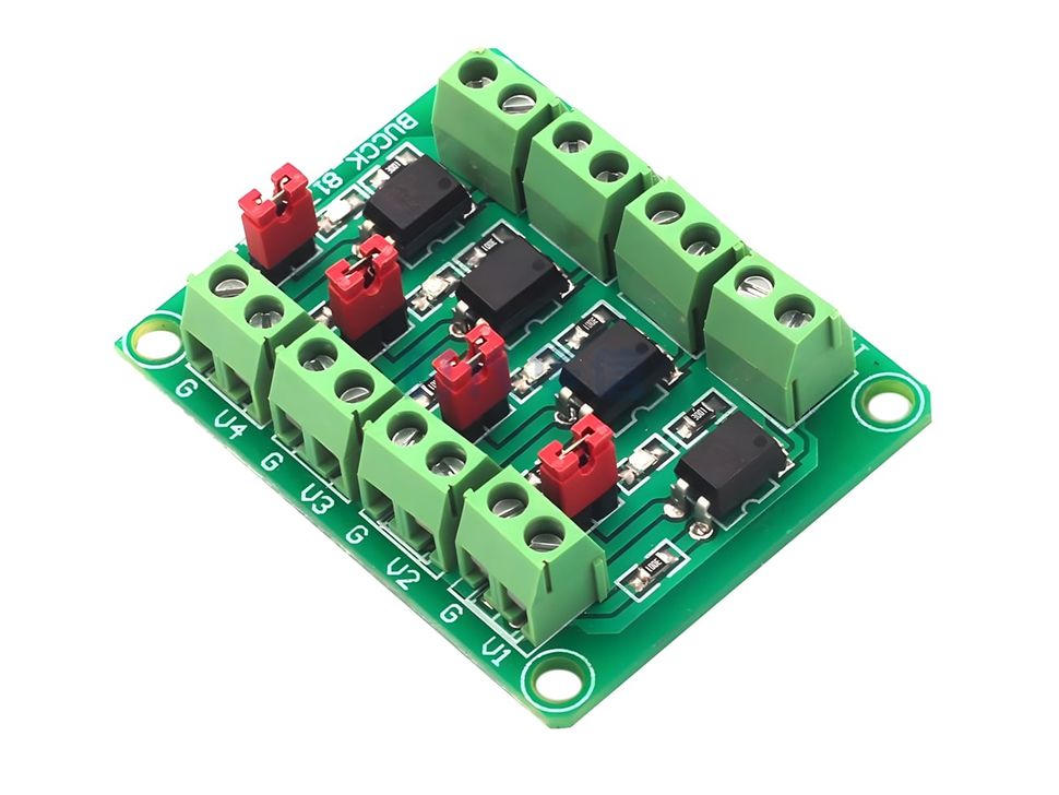 Output side of PC817 4 Channel Optocoupler Voltage Isolation Module