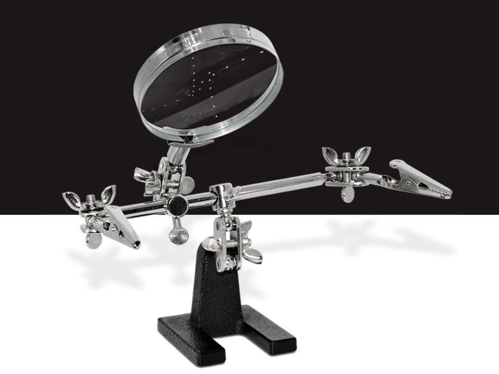 Helping Third Hand Tool with Magnifying Glass