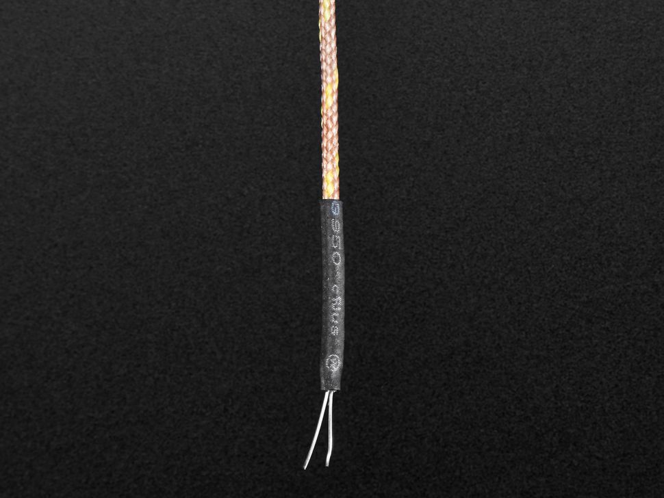 Image for Type-K Thermocouple - Glass Braid Insulated Steel Tip