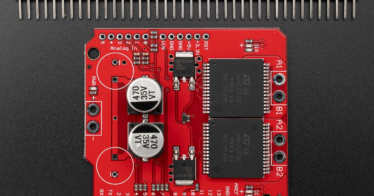 Dual VNH3ASP30 Monster Moto Shield H-Bridge Motor Driver | Thingbits ...
