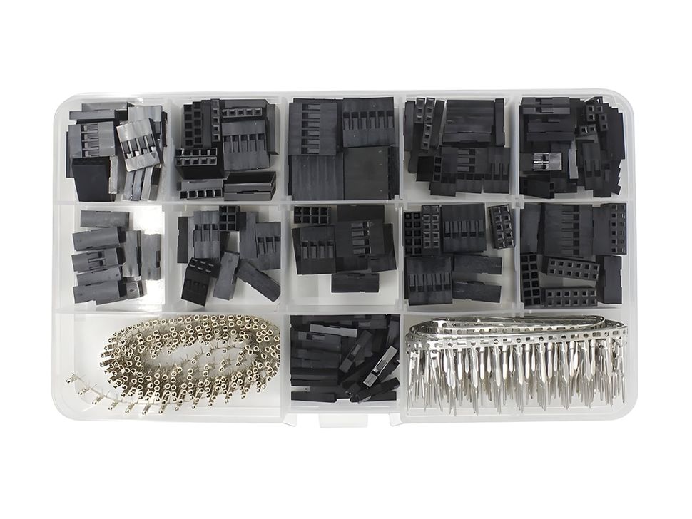 2.54mm Pitch DuPont Connectors Assortment Pack - 620 pcs