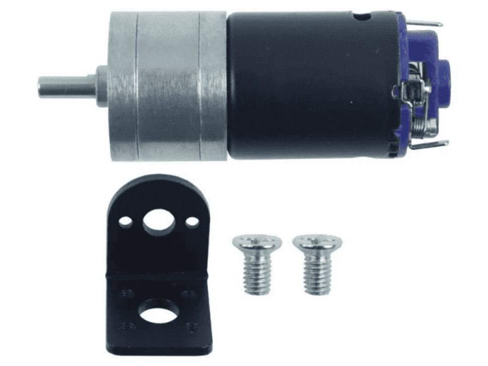 Image for 12V 980 RPM Brushed DC Geared Motor - 2.3 kgf·cm, High Power