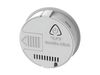 White TPM-40 Temperature and Humidity Meter Round - Back