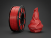 Premium PLA+ Silk Red Filament for 3D Printers