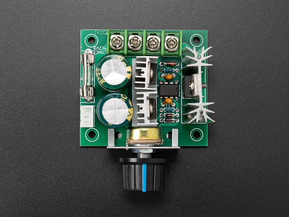 12V to 40V 10A DC Motor PWM Speed Controller Switch Top View