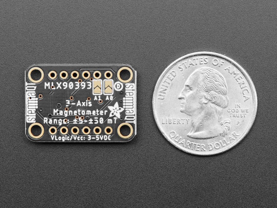 Image for Adafruit MLX90393 Wide-Range Triple-Axis Magnetometer - STEMMA QT