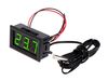 12V DC Digital Thermometer Probe Green Display