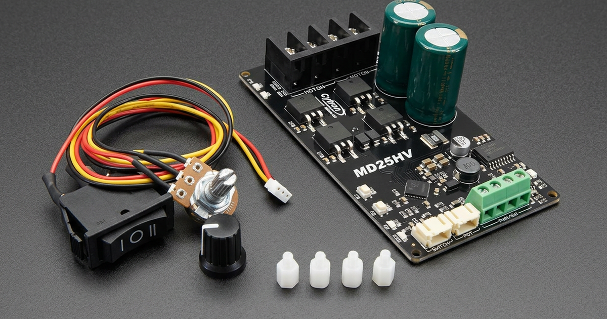 Cytron MD25HV High-Voltage DC Motor Driver 25A, 7V-58V | Thingbits ...