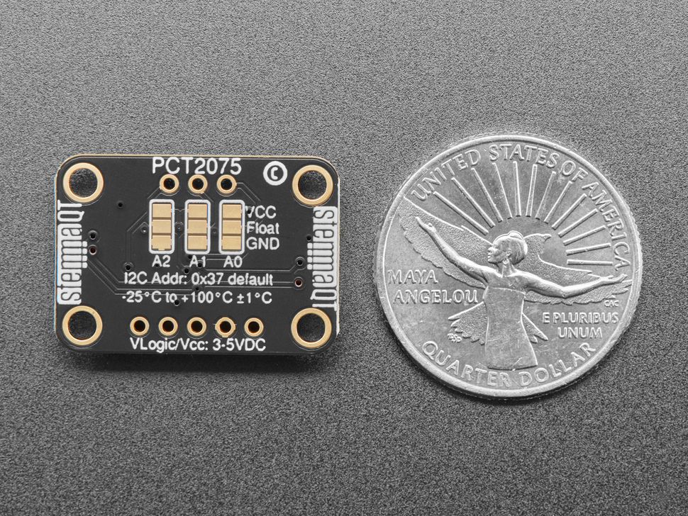 Image for Adafruit PCT2075 I2C Temperature Sensor Breakout - STEMMA QT/Qwiic