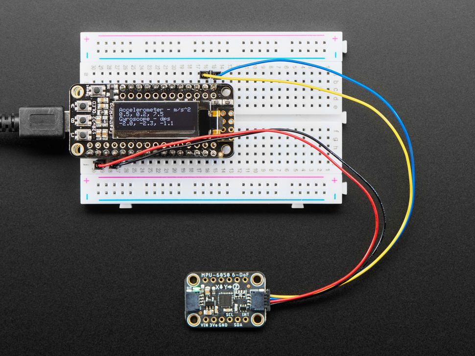 Image for Adafruit MPU-6050 6-DoF Accelerometer Gyro Sensor - STEMMA QT/ Qwiic