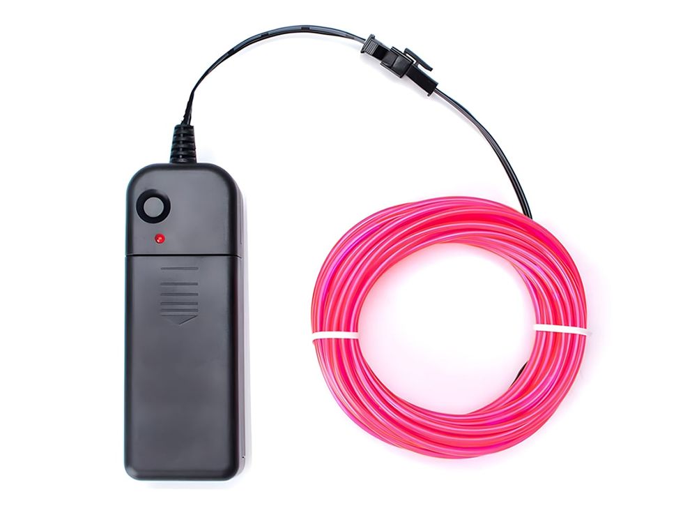 Pink Electroluminescent EL Wire - 3m