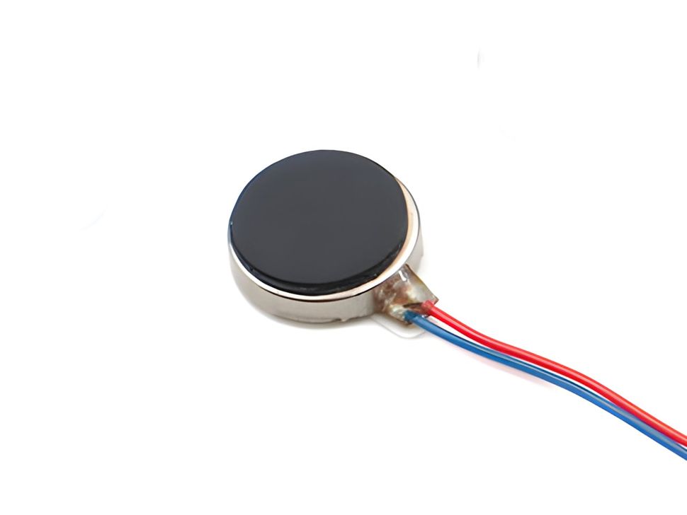 Top Side of 1020 Flat Vibrating Mini Motor Disc